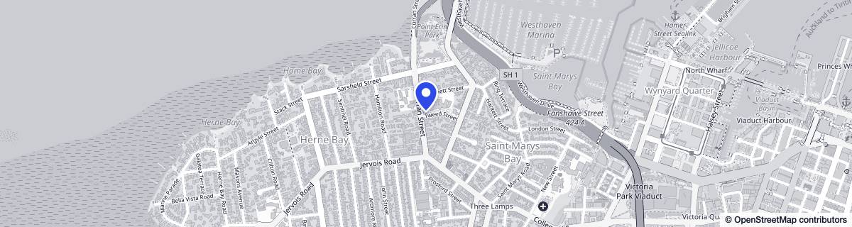 Street map around Little Sisters of the Poor