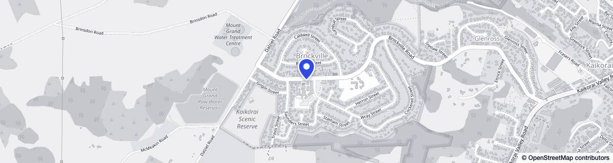 Street map around Little Sisters of the Poor Sacred Heart Home and Hospital