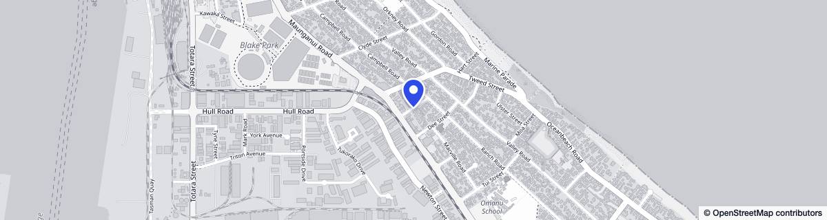 Street map around Malyon House