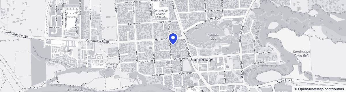 Street map around Metlifecare St Andrew's - Care Home