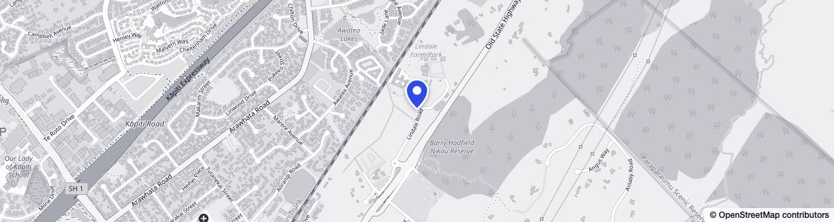 Street map around Millvale Lodge Lindale - Dementia Care NZ