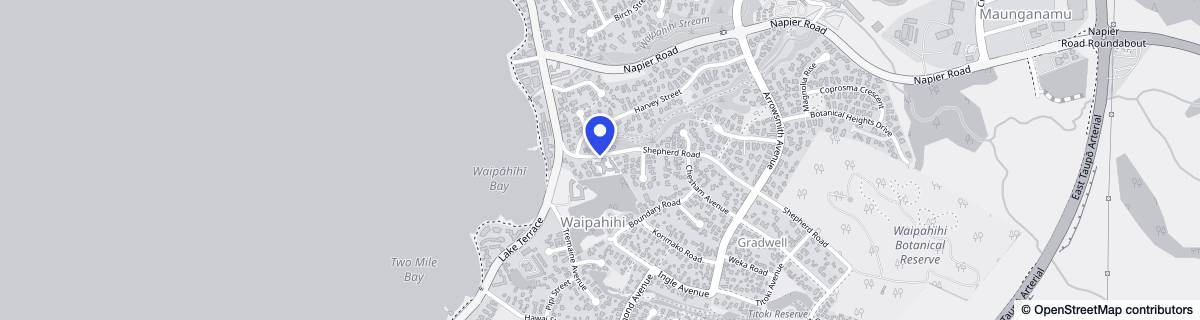 Street map around Monte Vista Residential Care