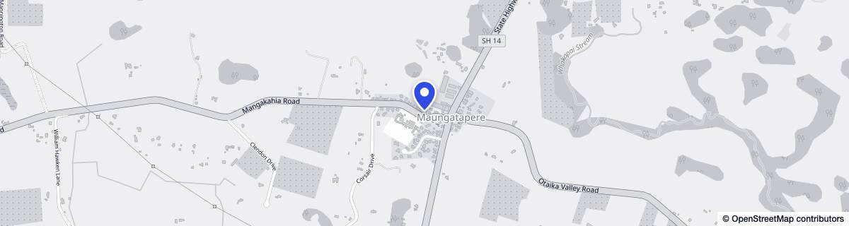 Street map around Mountain View Rest Home