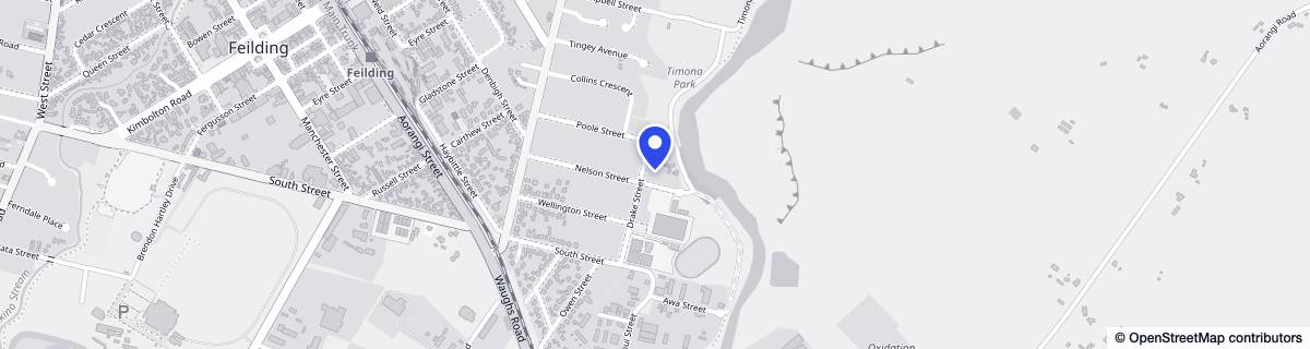 Street map around Nelson Street