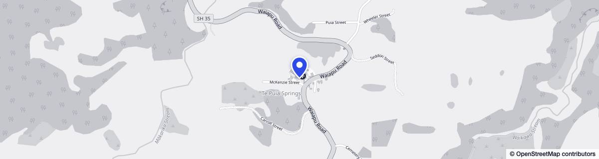 Street map around Ngāti Porou Oranga