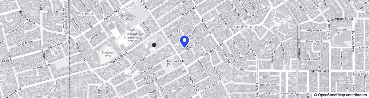 Street map around Nurse Maude Care Home, long term residential and palliative care