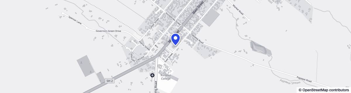 Street map around Palliser House