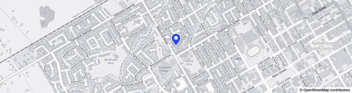 Street map around Palmerston Manor Lifecare
