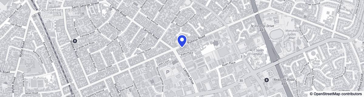 Street map around Palms Home & Hospital