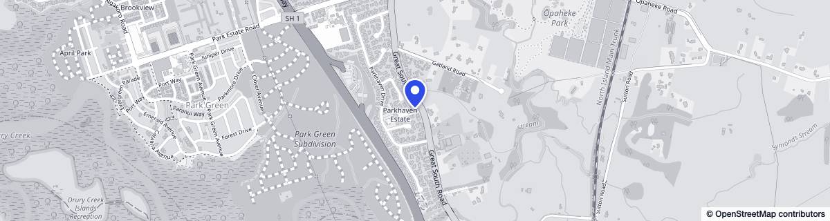 Street map around Park Estate Home and Hospital