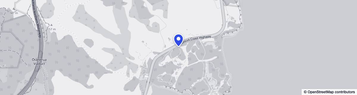 Street map around Pinehaven Cottage