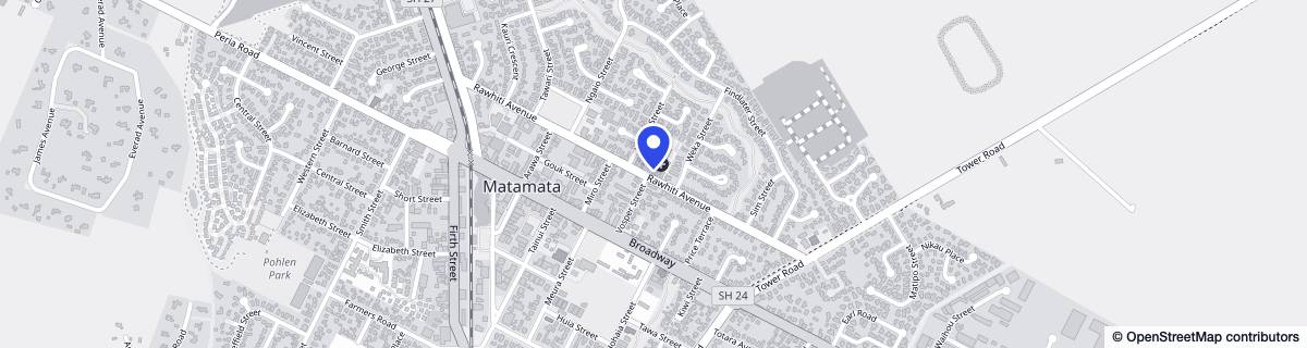 Street map around Pohlen Hospital