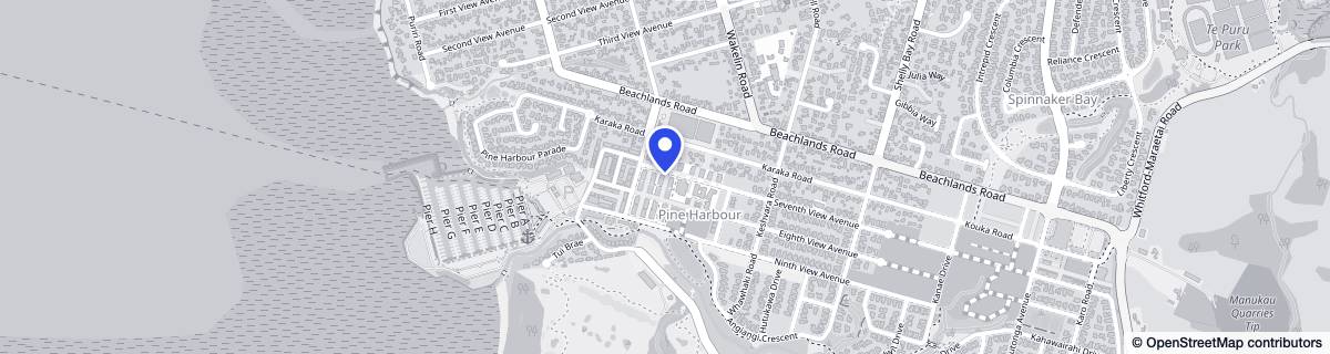 Street map around Pōhutukawa Landing - Metlifecare