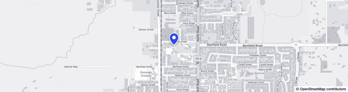 Street map around Radius Clare House