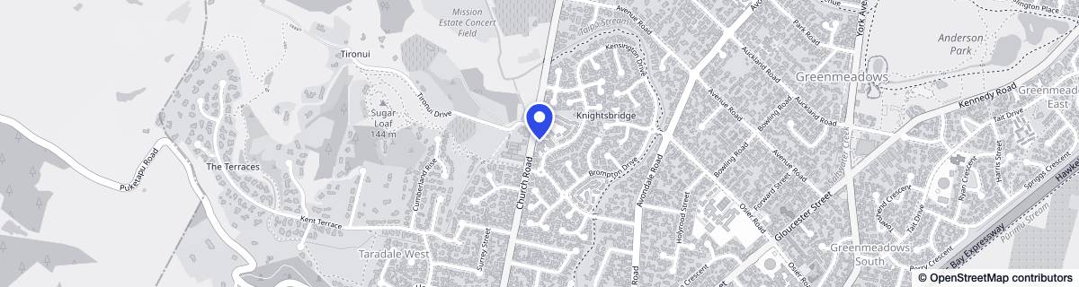 Street map around Radius Hampton Court