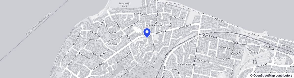 Street map around Radius Matua