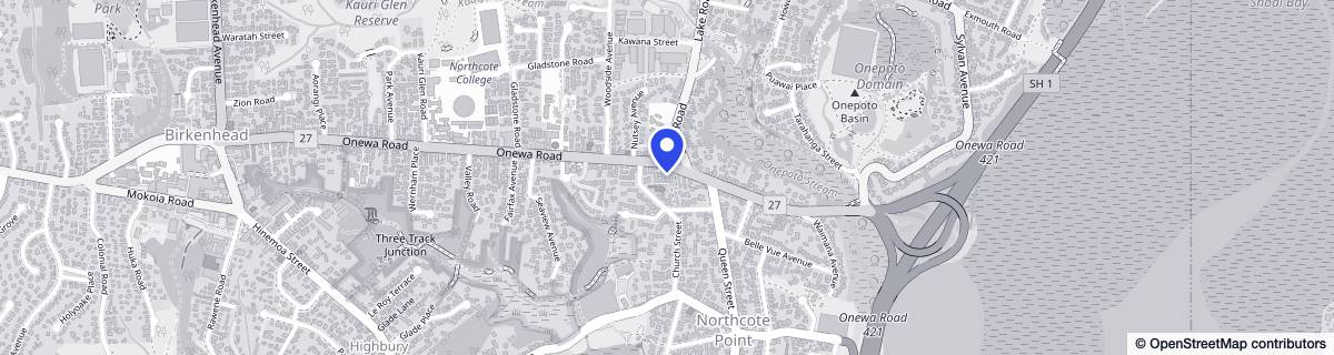 Street map around Regency Home and Hospital