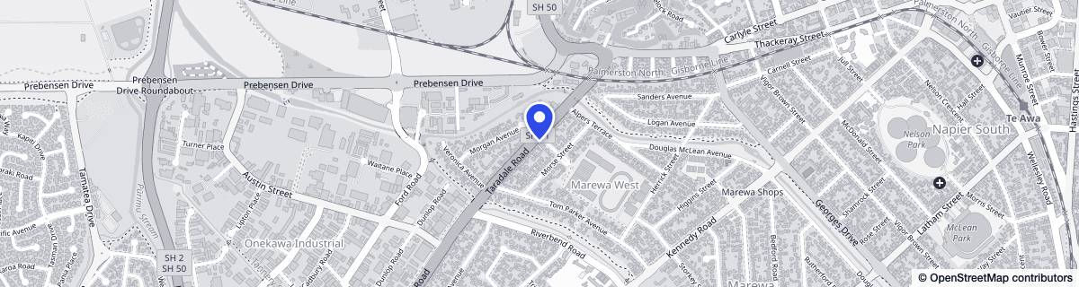 Street map around Roseanne Retirement Home