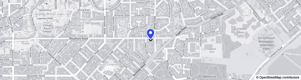 Street map around Rosewood Lifecare