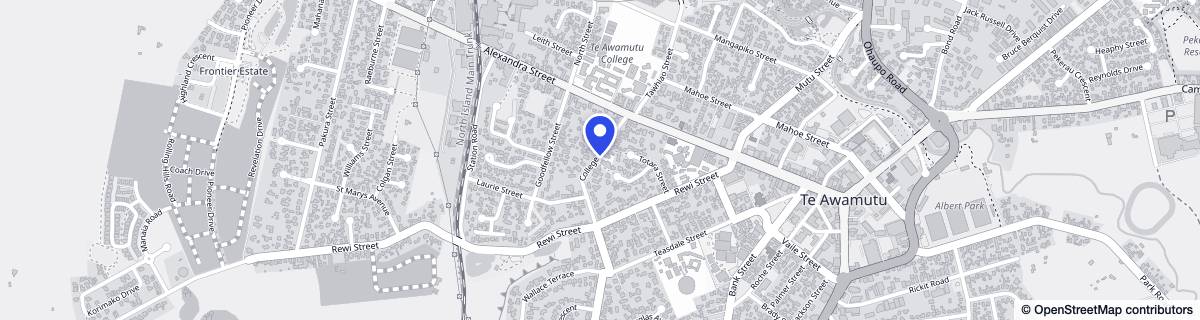 Street map around San Michele Home and Hospital