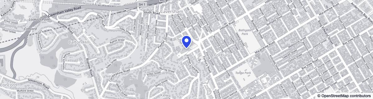 Street map around St Andrews (a Presbyterian Support Otago Enliven home)