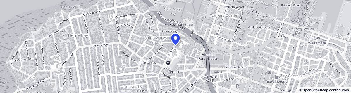 Street map around St Catherine's