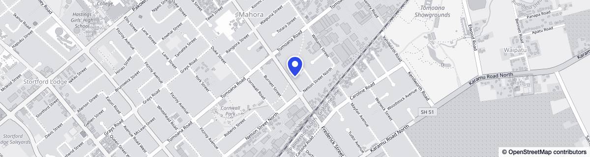 Street map around Summerville Rest Home