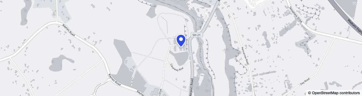 Street map around Te Whare Manaaki o Tamahere