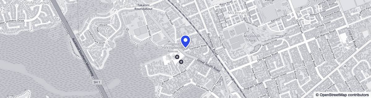 Street map around Tui Lifecare