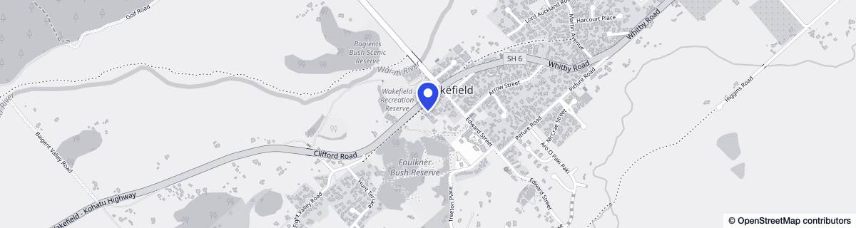 Street map around Wakefield Homestead Ltd