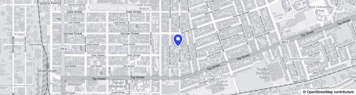 Street map around Walmsley House