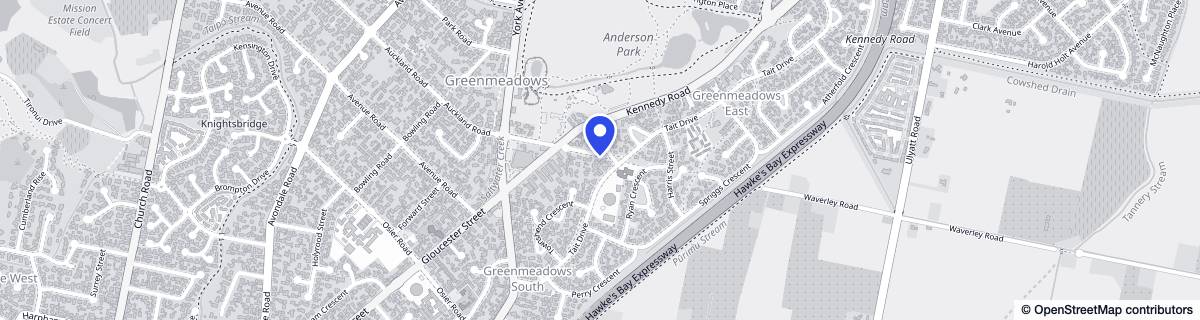 Street map around Waverley House