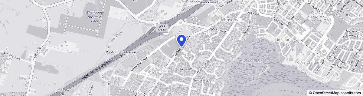 Street map around West Harbour Gardens Residential Care