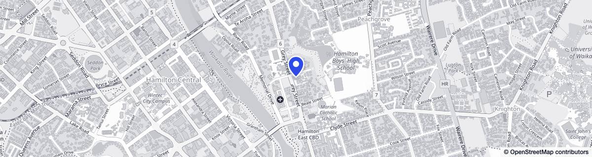 Street map around Wilson Carlile