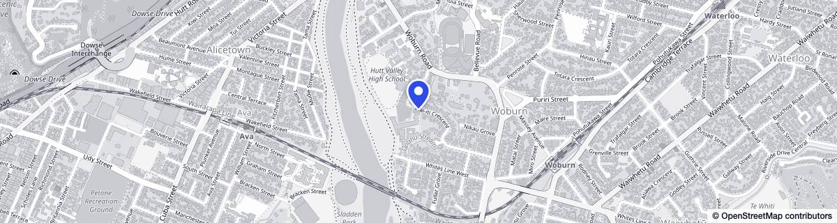 Street map around Woburn Home by Enliven