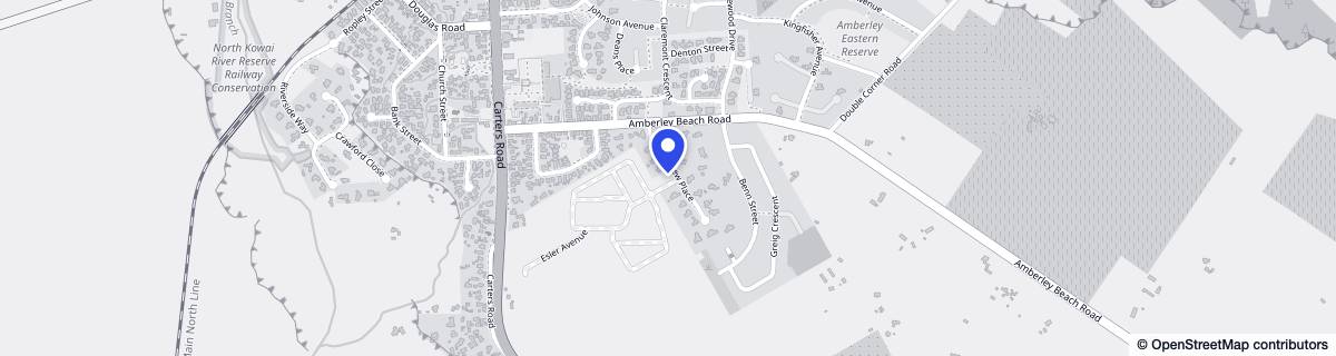 Street map around Amberley Country Estate
