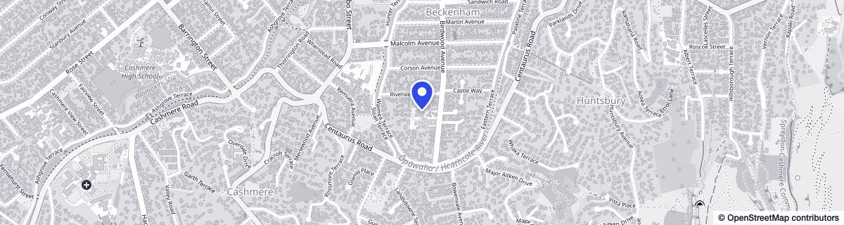 Street map around Archer Thorrington Village