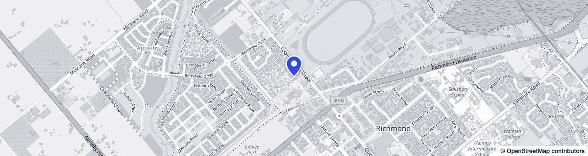 Street map around Arvida Oakwoods