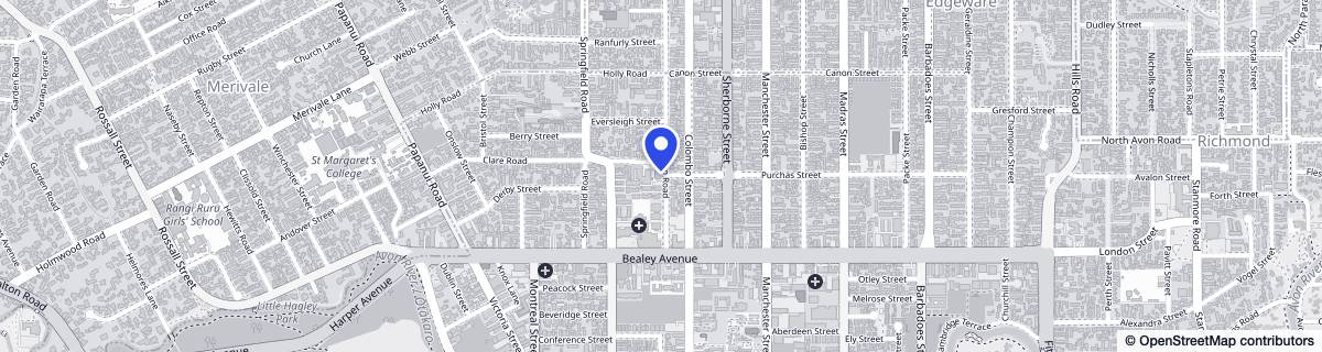 Street map around Arvida St Albans