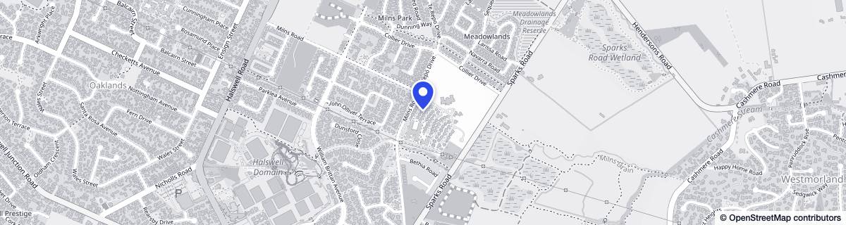 Street map around Banbury Park