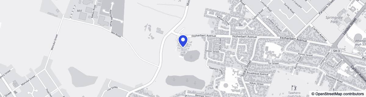 Street map around Broadview Lifecare & Village