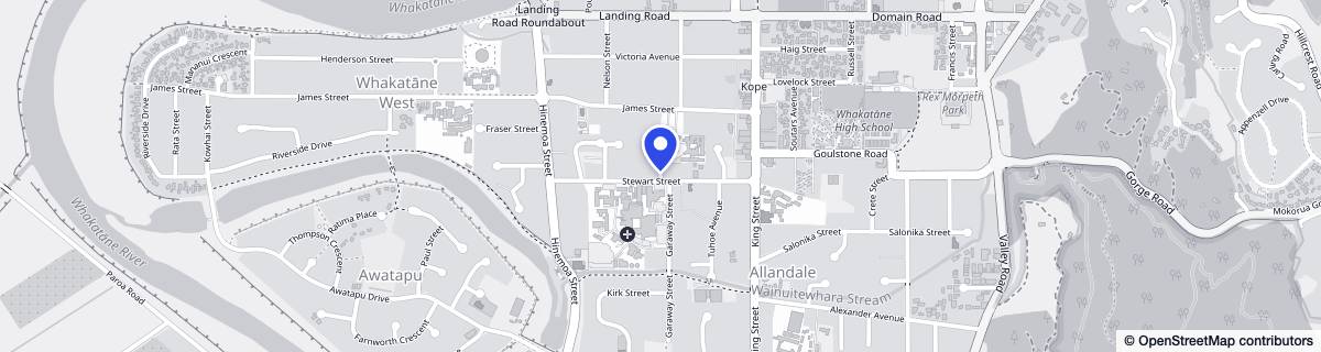 Street map around Bupa Mary Shapley Care Home