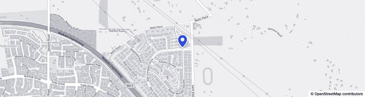Street map around Bupa St Kilda Care Home