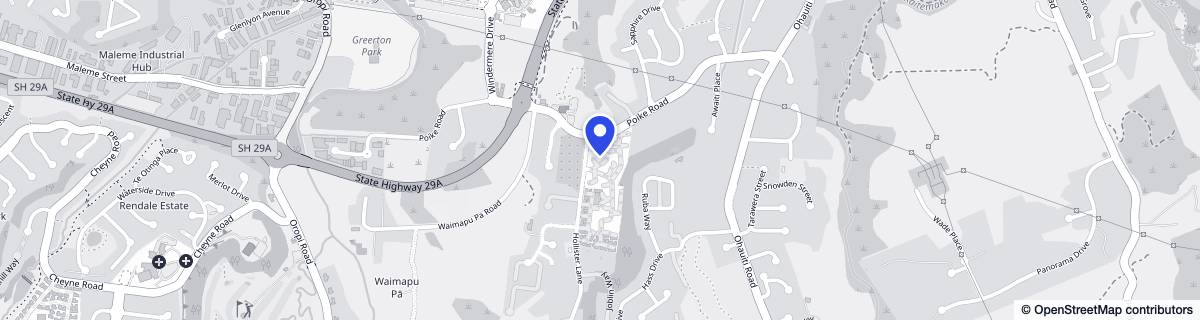 Street map around Carmel Country Estate Retirement Village