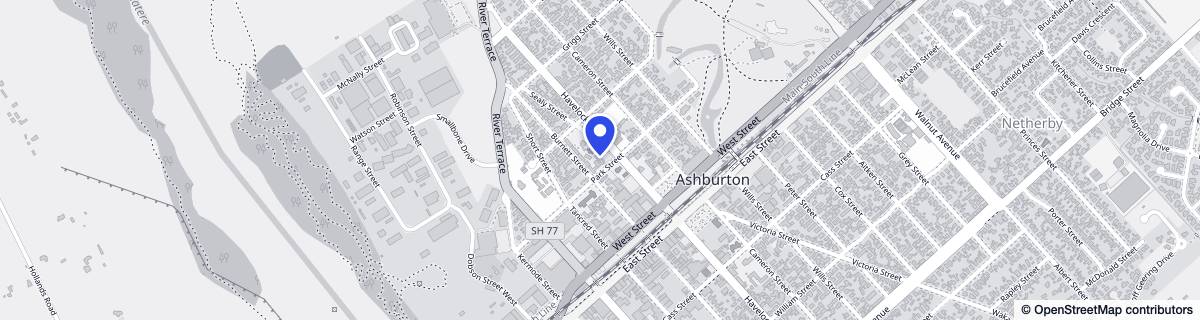 Street map around Coldstream Lifecare & Village