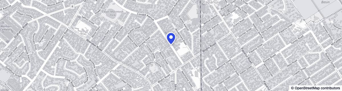 Street map around Condell Lifestyle Village