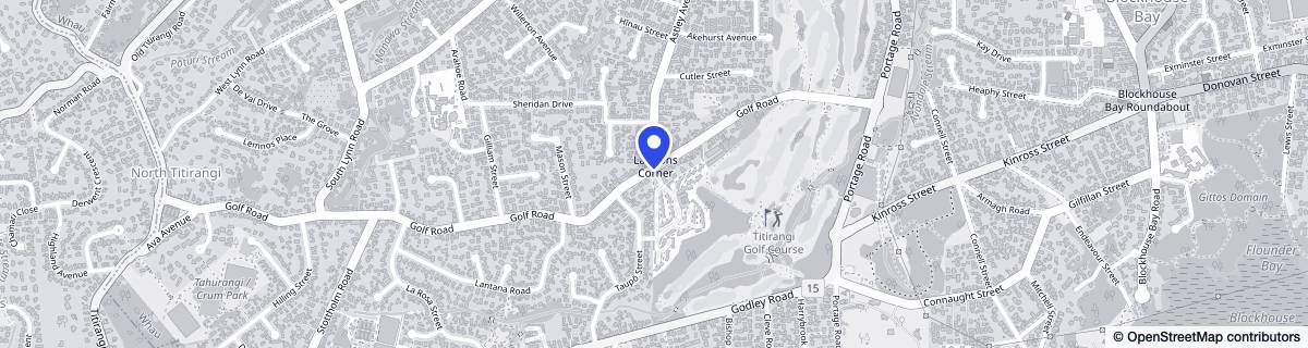Street map around Crestwood - Metlifecare Care Home