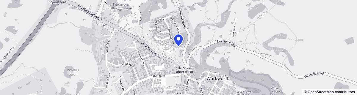 Street map around Eden