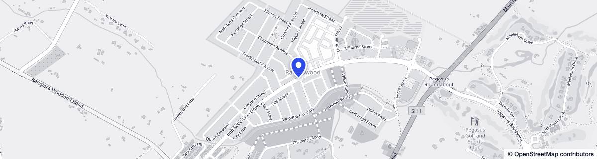 Street map around Freedom Ravenswood Lifestyle Village