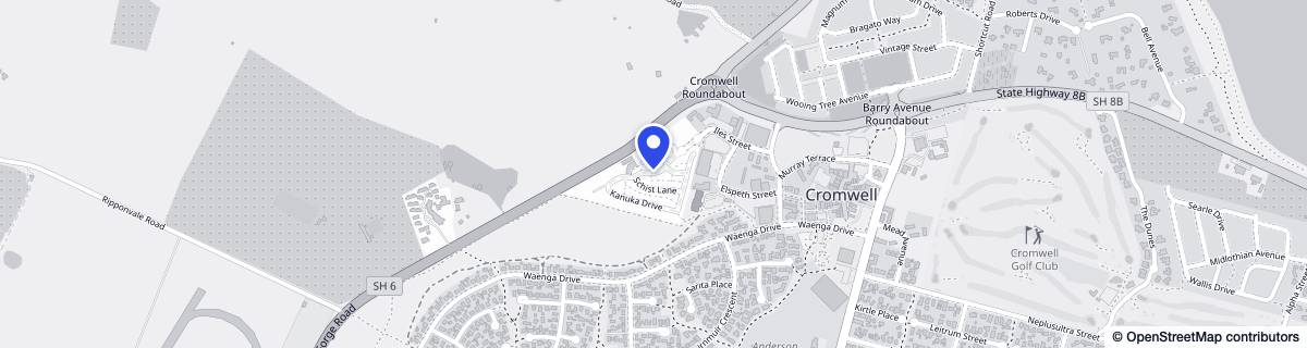 Street map around Golden View Lifestyle Village